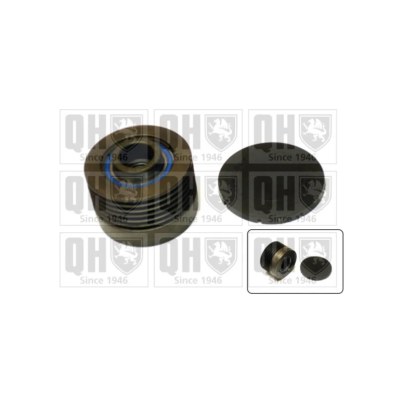 Poulie roue libre, alternateur QUINTON HAZELL QTR104