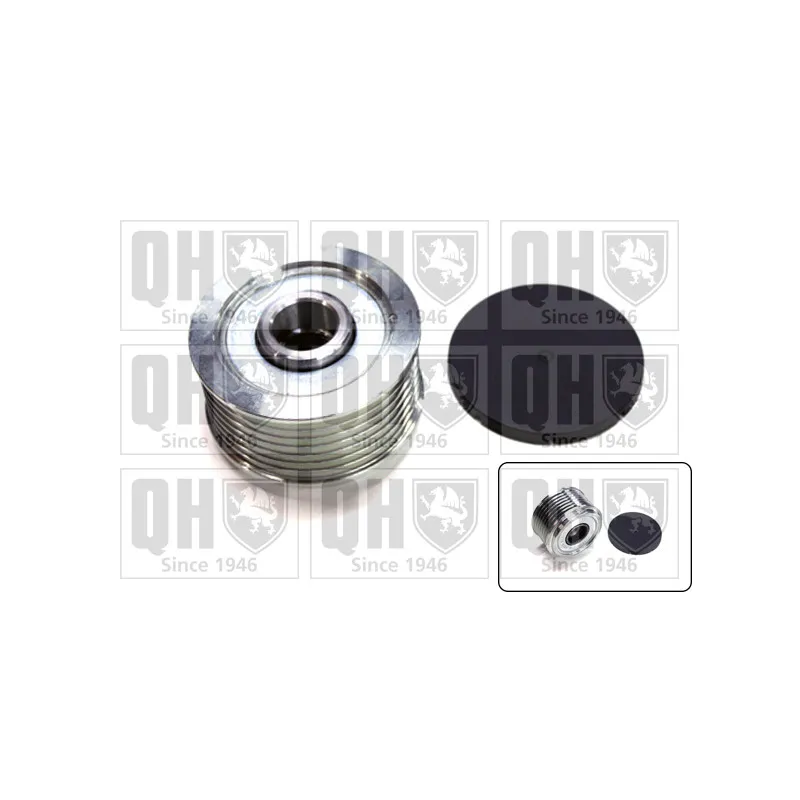 Poulie roue libre, alternateur QUINTON HAZELL QTR107