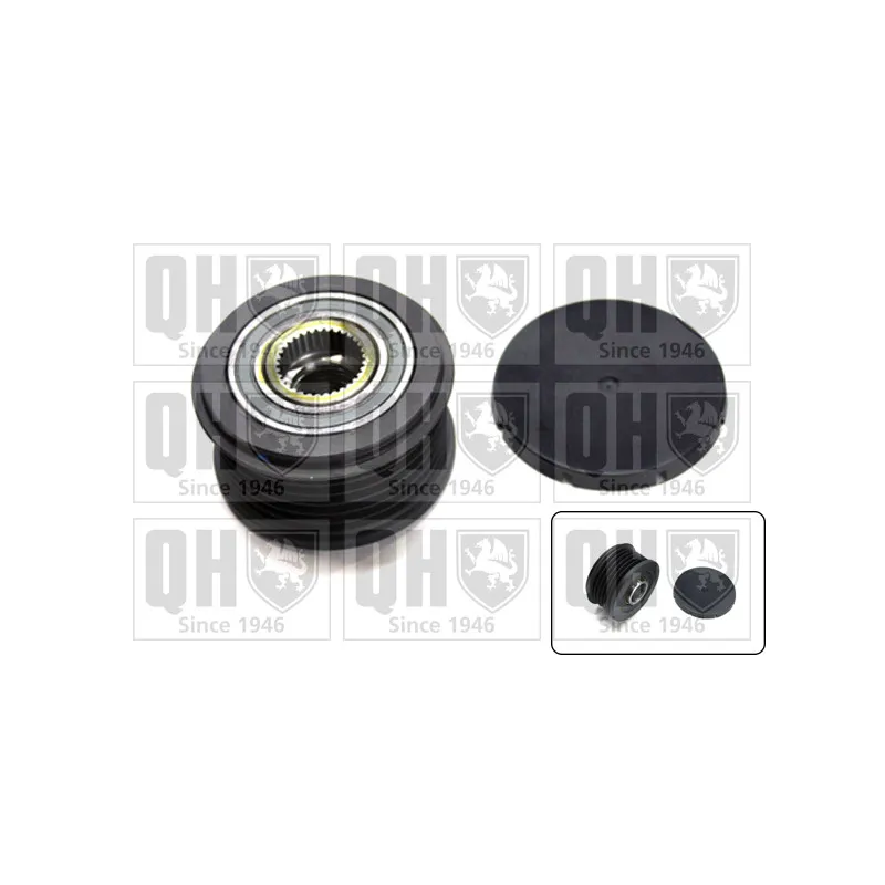 Poulie roue libre, alternateur QUINTON HAZELL QTR108