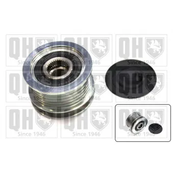 Poulie roue libre, alternateur QUINTON HAZELL QTR109