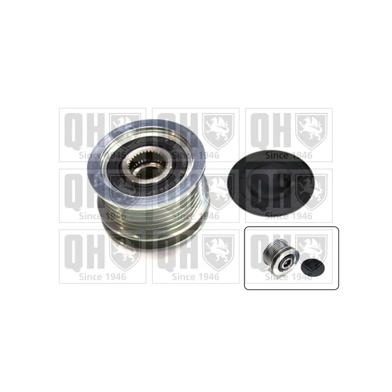 Poulie roue libre, alternateur QUINTON HAZELL QTR109
