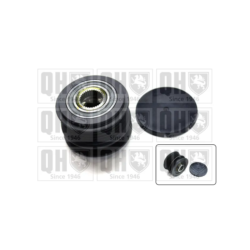 Poulie roue libre, alternateur QUINTON HAZELL QTR112