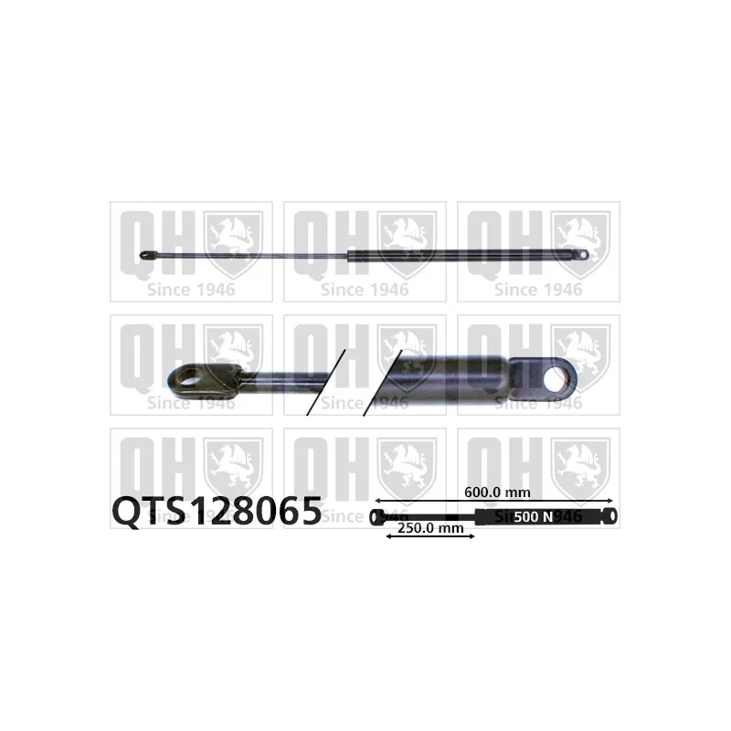 Vérin de hayon, de coffre QUINTON HAZELL QTS128065