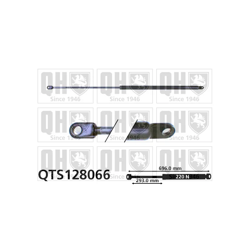 Vérin de hayon, de coffre QUINTON HAZELL QTS128066