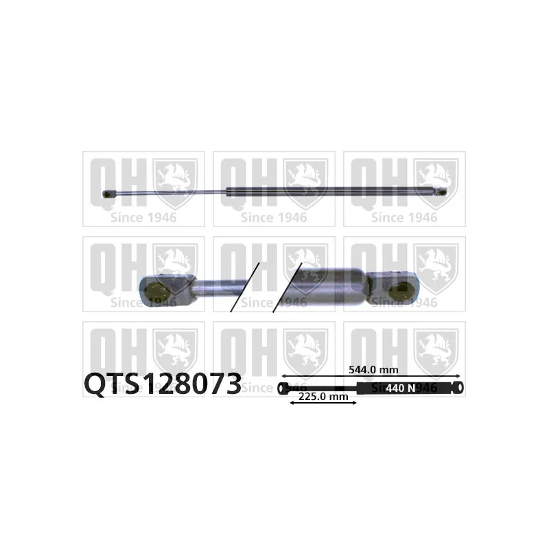 Vérin de hayon, de coffre QUINTON HAZELL QTS128073