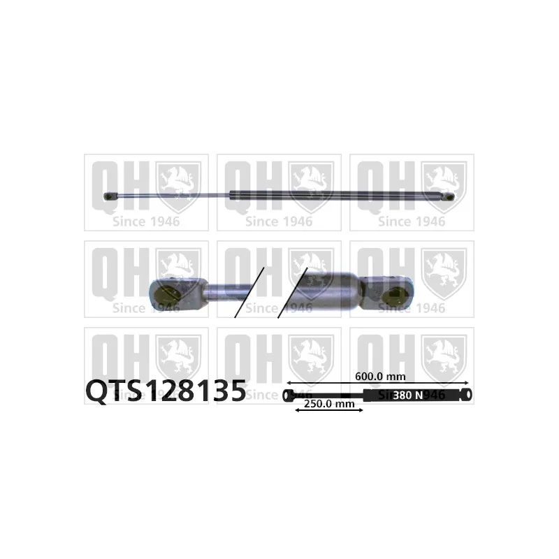 Vérin de hayon, de coffre QUINTON HAZELL QTS128135