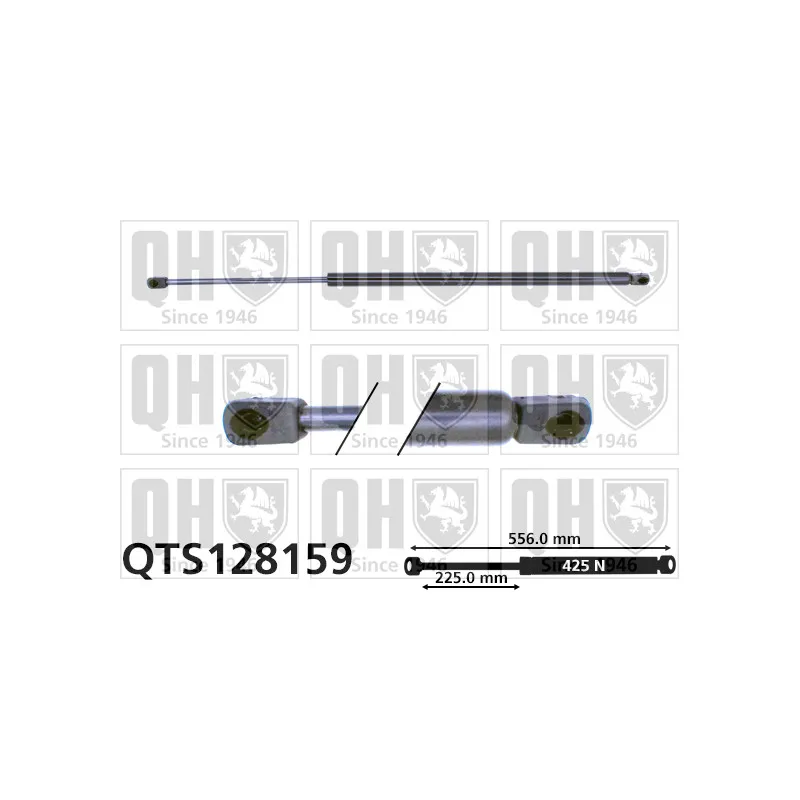 Vérin de hayon, de coffre QUINTON HAZELL QTS128159