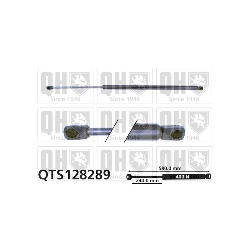 Vérin de hayon, de coffre QUINTON HAZELL QTS128289