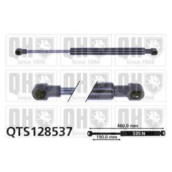 Vérin, capot-moteur QUINTON HAZELL QTS128537
