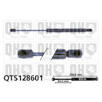 Vérin, capot-moteur QUINTON HAZELL QTS128601