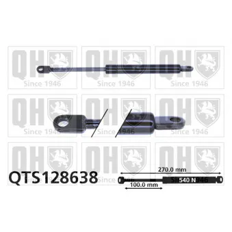 Vérin, capot-moteur QUINTON HAZELL QTS128638