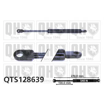 Vérin, capot-moteur QUINTON HAZELL QTS128639