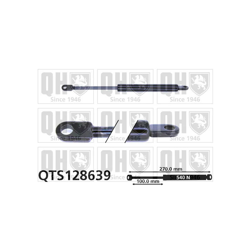 Vérin, capot-moteur QUINTON HAZELL QTS128639