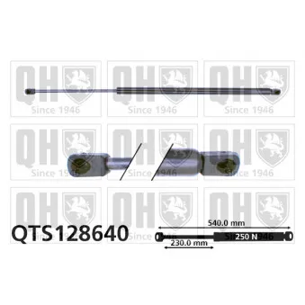 Vérin, capot-moteur QUINTON HAZELL QTS128640