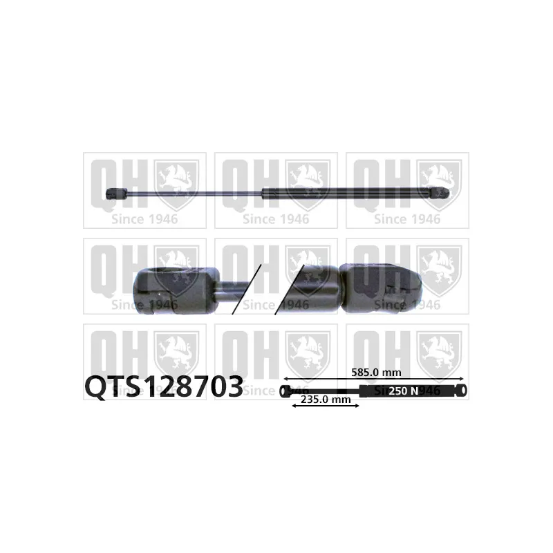 Vérin, capot-moteur QUINTON HAZELL QTS128703