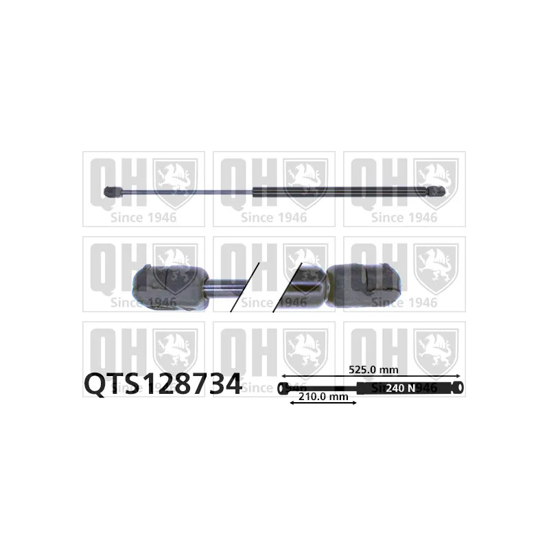 Vérin, capot-moteur QUINTON HAZELL QTS128734