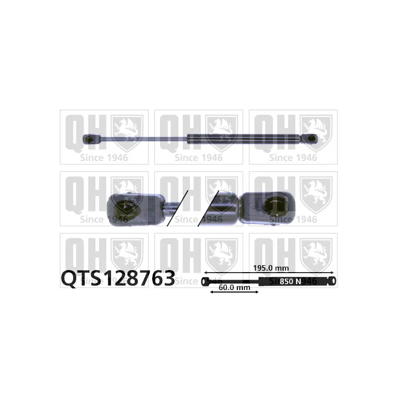 Vérin, capot-moteur QUINTON HAZELL QTS128763