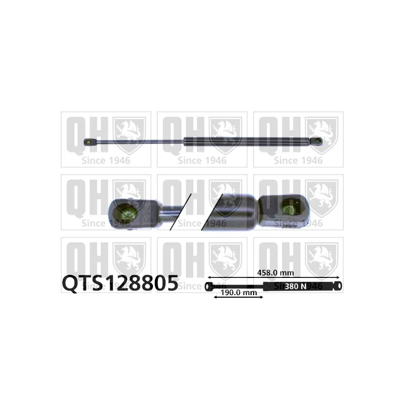 Vérin de hayon, de coffre QUINTON HAZELL QTS128805