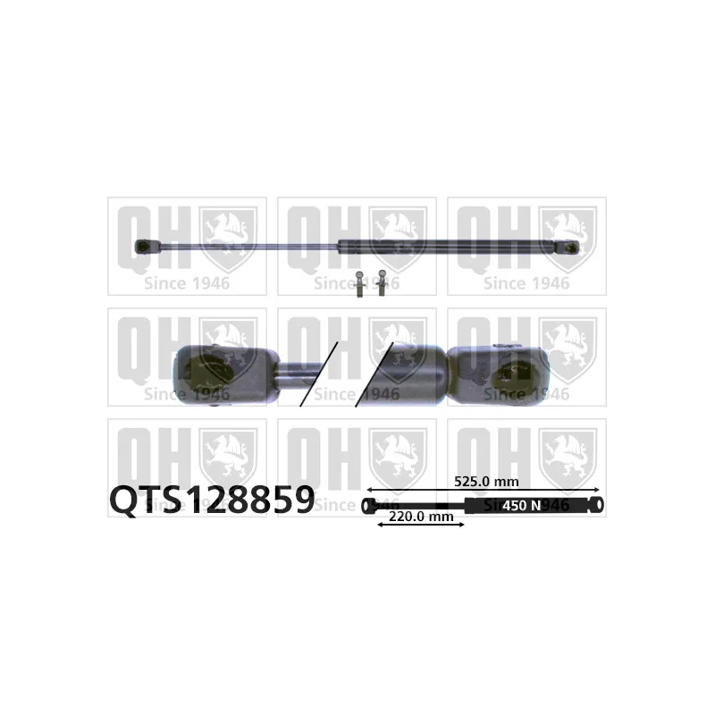 Vérin de hayon, de coffre QUINTON HAZELL QTS128859