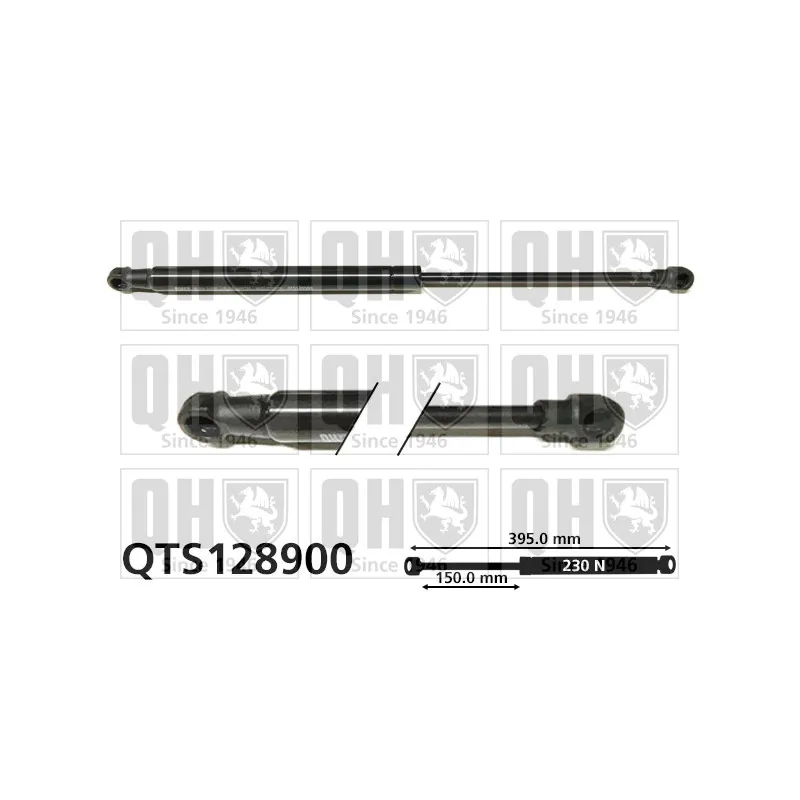 Vérin, capot-moteur QUINTON HAZELL QTS128900