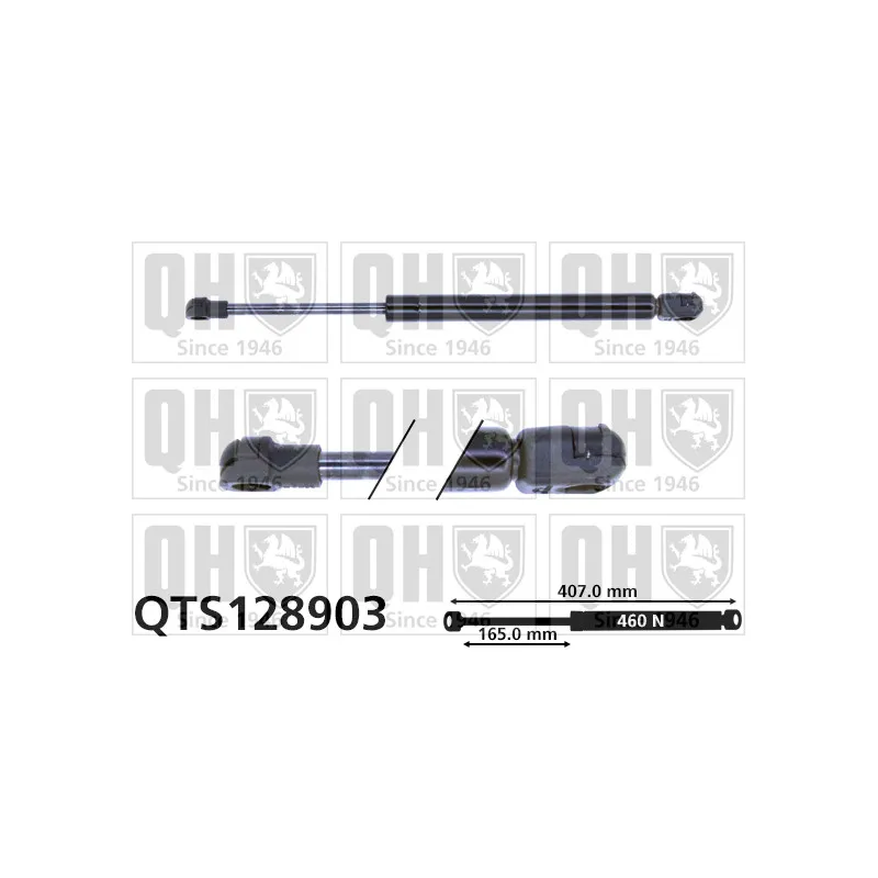 Vérin, capot-moteur QUINTON HAZELL QTS128903