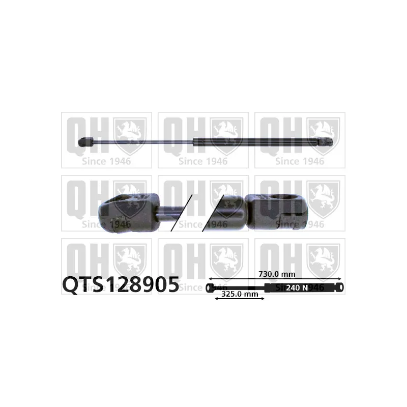 Vérin, capot-moteur QUINTON HAZELL QTS128905