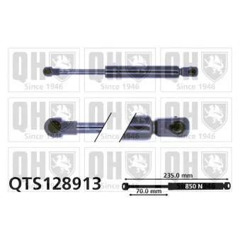Vérin, capot-moteur QUINTON HAZELL QTS128913