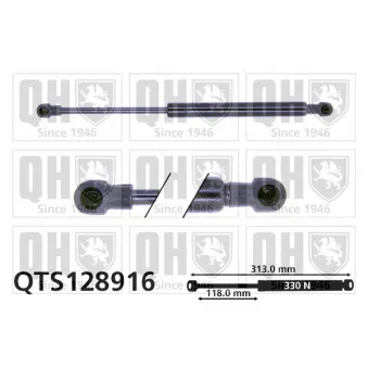 Vérin, capot-moteur QUINTON HAZELL QTS128916