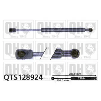 Vérin, capot-moteur QUINTON HAZELL QTS128924
