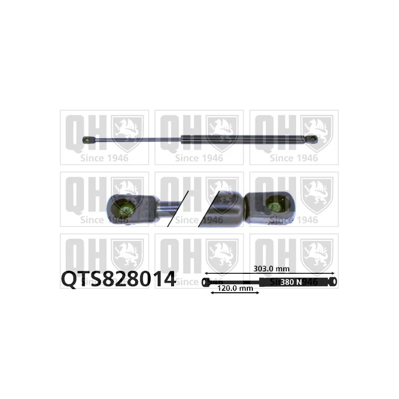Vérin, capot-moteur QUINTON HAZELL QTS828014