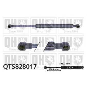 Vérin, capot-moteur QUINTON HAZELL QTS828017