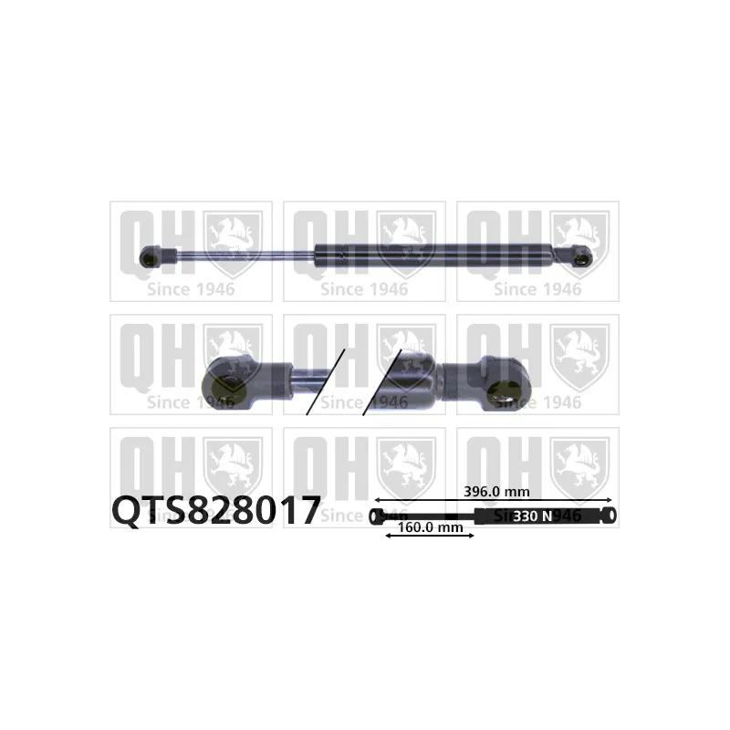 Vérin, capot-moteur QUINTON HAZELL QTS828017
