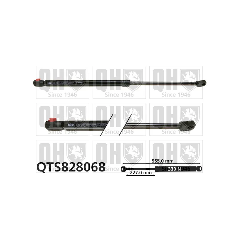 Vérin, capot-moteur QUINTON HAZELL QTS828068