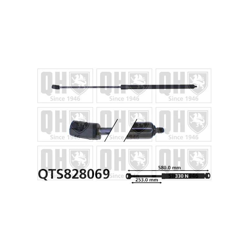 Vérin, capot-moteur QUINTON HAZELL QTS828069