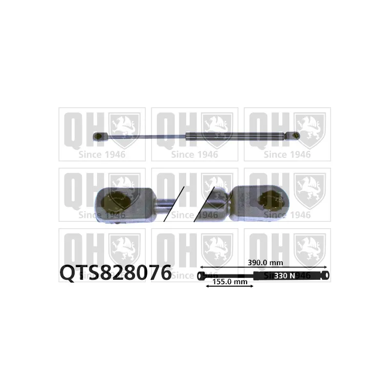 Vérin de hayon, de coffre QUINTON HAZELL QTS828076