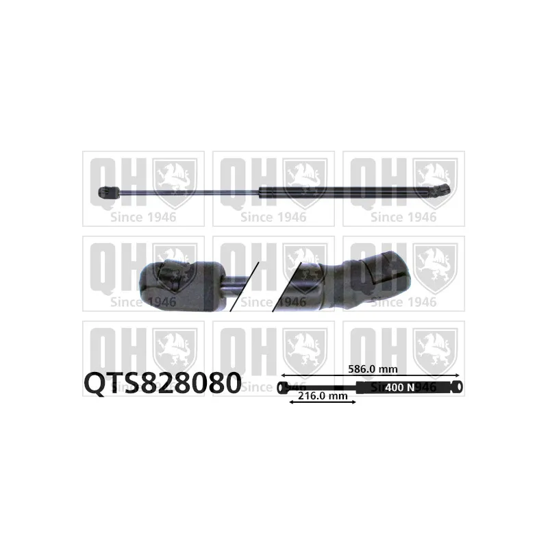 Vérin de hayon, de coffre QUINTON HAZELL QTS828080