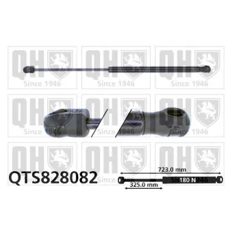 Vérin, capot-moteur QUINTON HAZELL QTS828082