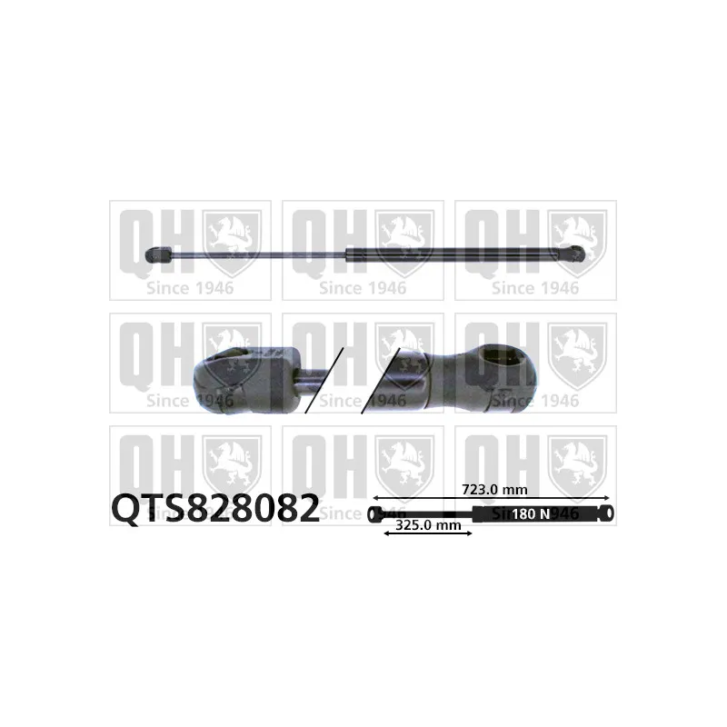 Vérin, capot-moteur QUINTON HAZELL QTS828082