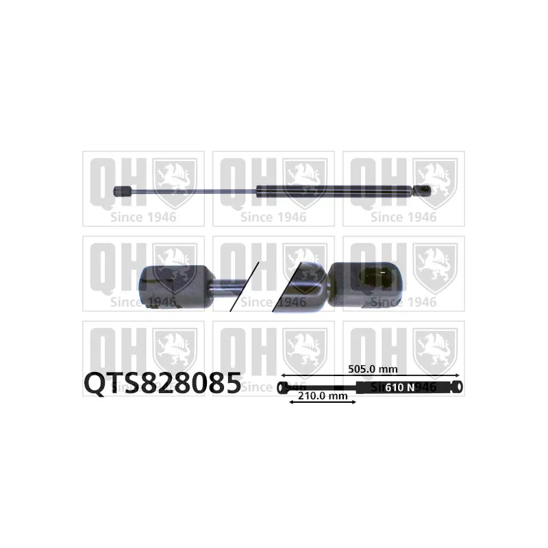 Vérin de hayon, de coffre QUINTON HAZELL QTS828085