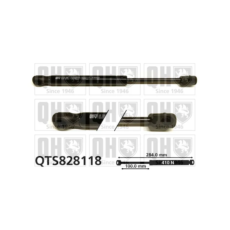 Vérin, capot-moteur QUINTON HAZELL QTS828118