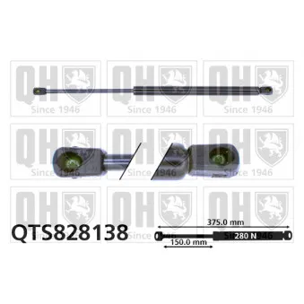 Vérin, capot-moteur QUINTON HAZELL QTS828138