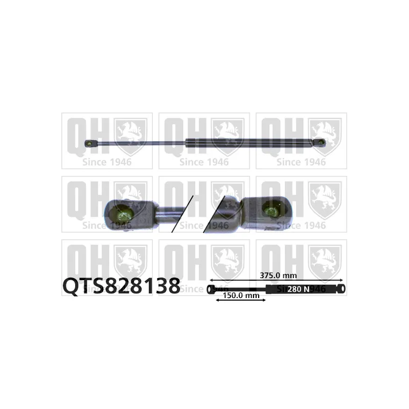 Vérin, capot-moteur QUINTON HAZELL QTS828138