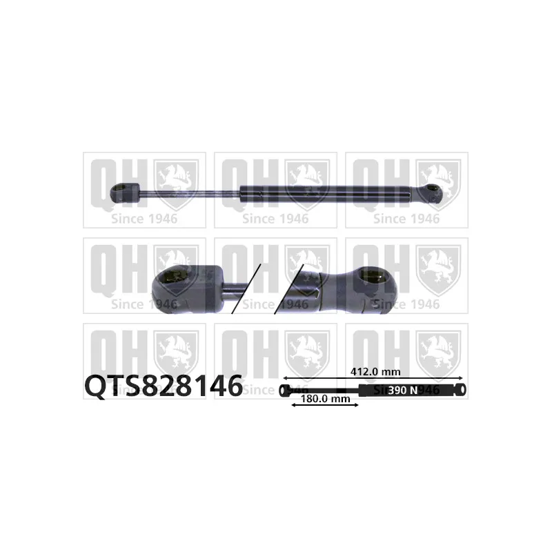 Vérin, capot-moteur QUINTON HAZELL QTS828146