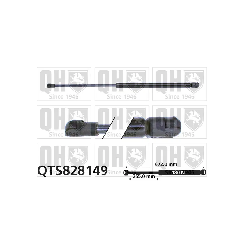 Vérin, capot-moteur QUINTON HAZELL QTS828149