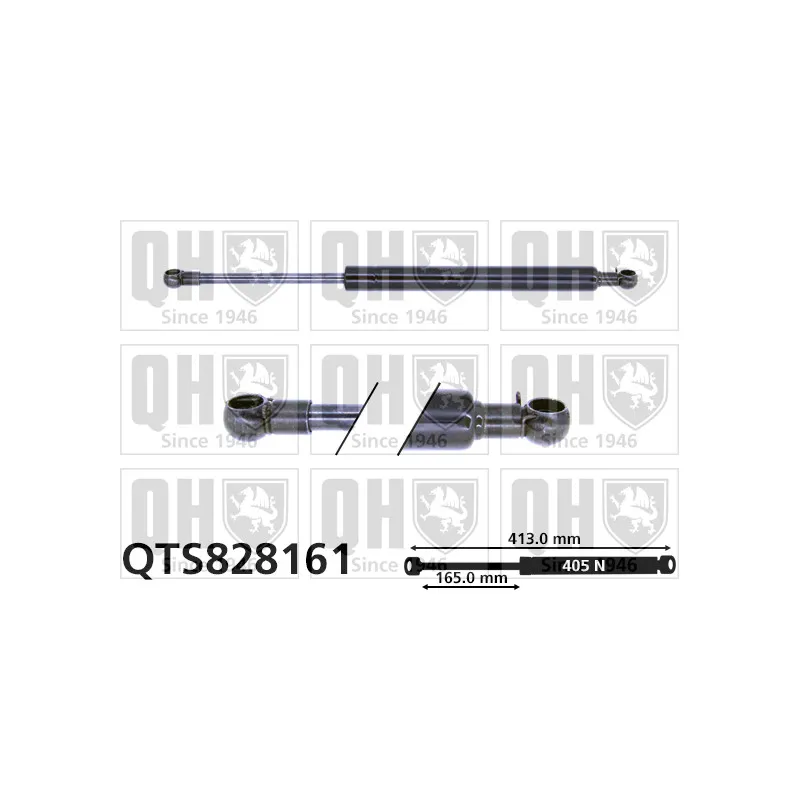 Vérin de hayon, de coffre QUINTON HAZELL QTS828161