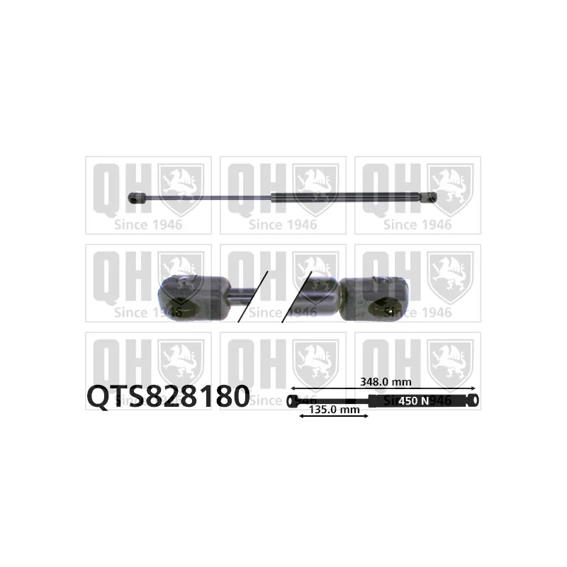 Vérin, capot-moteur QUINTON HAZELL QTS828180