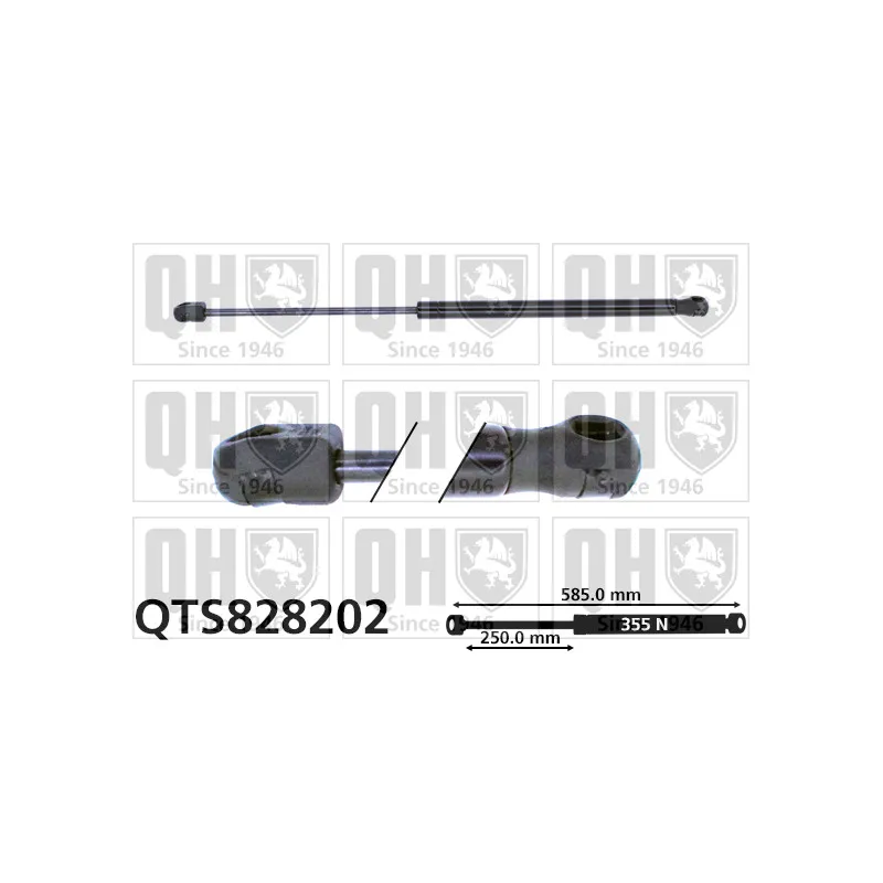 Vérin, capot-moteur QUINTON HAZELL QTS828202