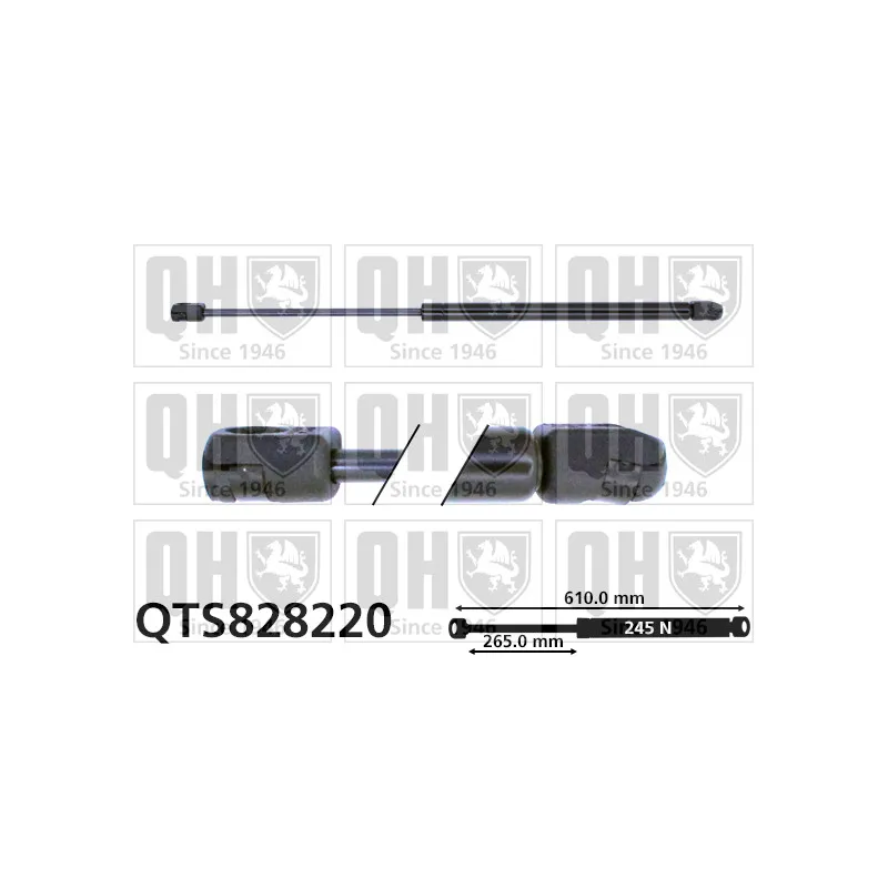 Vérin de hayon, de coffre QUINTON HAZELL QTS828220