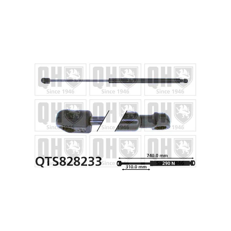 Vérin, capot-moteur QUINTON HAZELL QTS828233