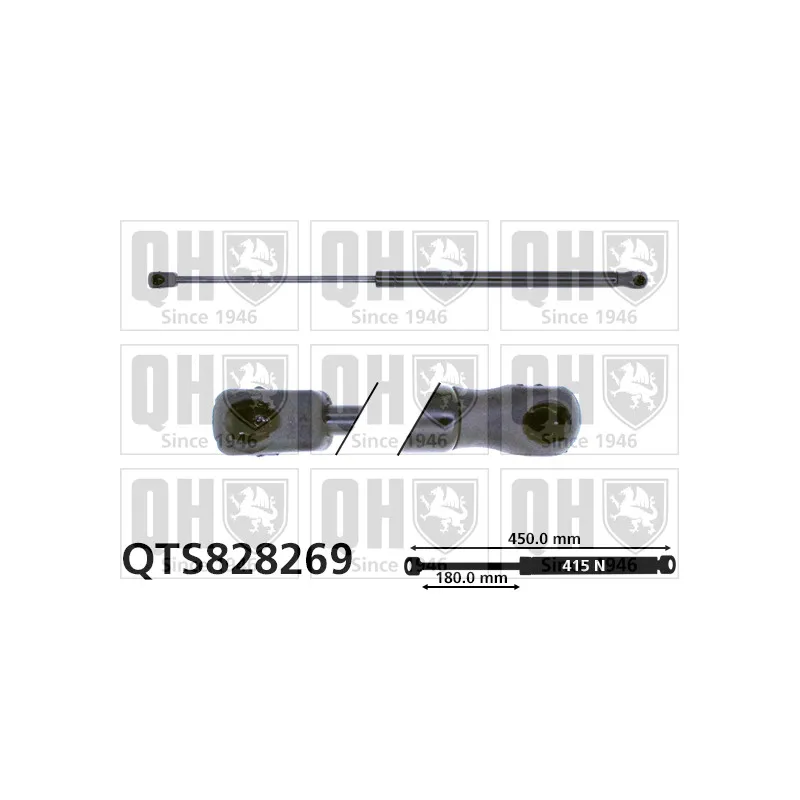 Vérin de hayon, de coffre QUINTON HAZELL QTS828269
